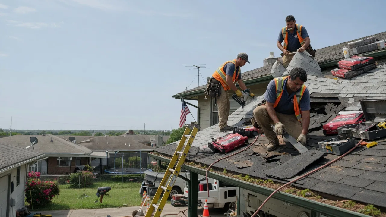 Roof Repair in Hext, TX near me